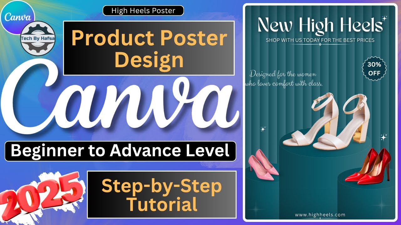 Learn Canva Product Poster Design & Start Earning Online | Step-by-Step Tutorial 2025