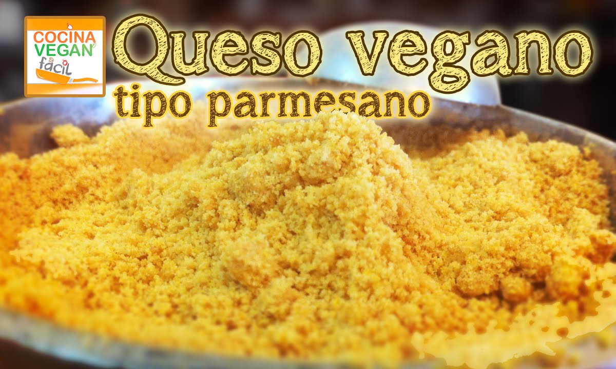 Queso vegano tipo parmesano - Cocina Vegan Fácil