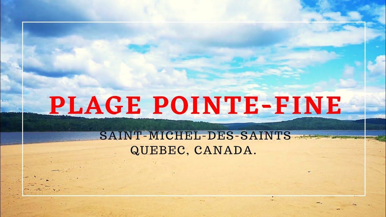 Ou aller nager au Québec ? Magnifique Plage à Saint-Michel-Des-Saints 🏝️🌊