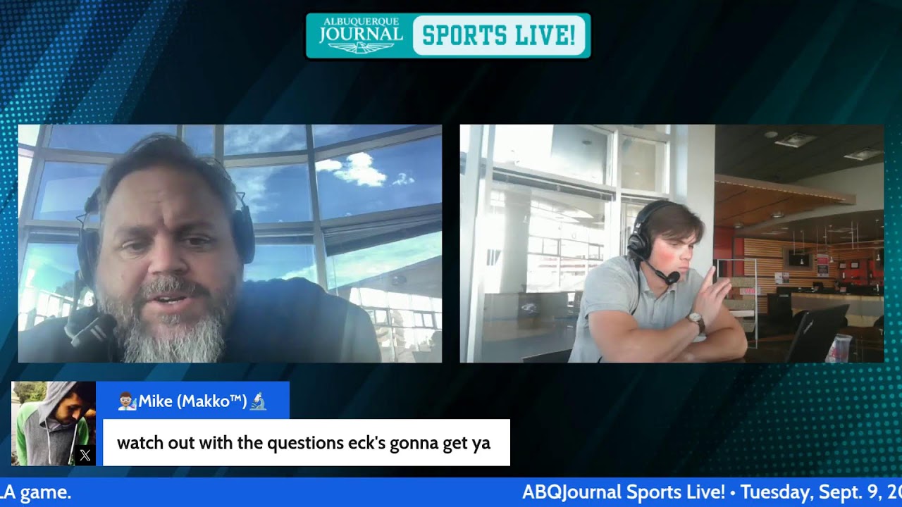 ABQJournal Sports Live! &bull; Weekly &bull; Geoff Grammer and Sean Reider talk Lobo FB and taking questions