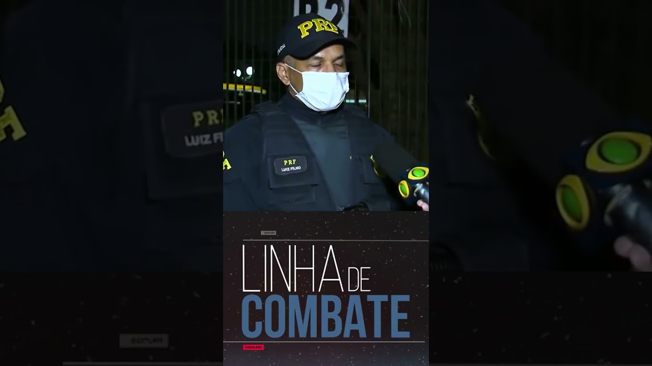 ENQUADROS DA PRF: ARMAS E CIGARROS ENCONTRADOS NA ESTRADA | LINHA DE COMBATE #shorts