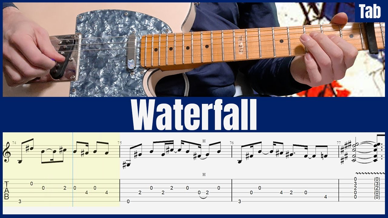The Stone Roses - Waterfall - Guitar Tab | Cover | Tutorial | Lesson | How to Play