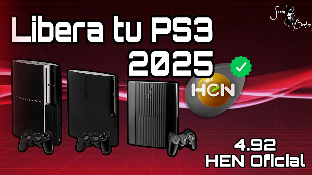 LIBERAR PS3 4.92 HEN OFICIAL Cualquier Modelo SIN ERRORES (2025)✅️