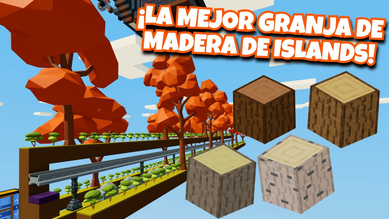 LA MEJOR GRANJA DE MADERA *AFK* EN ROBLOX ISLANDS | Joacia