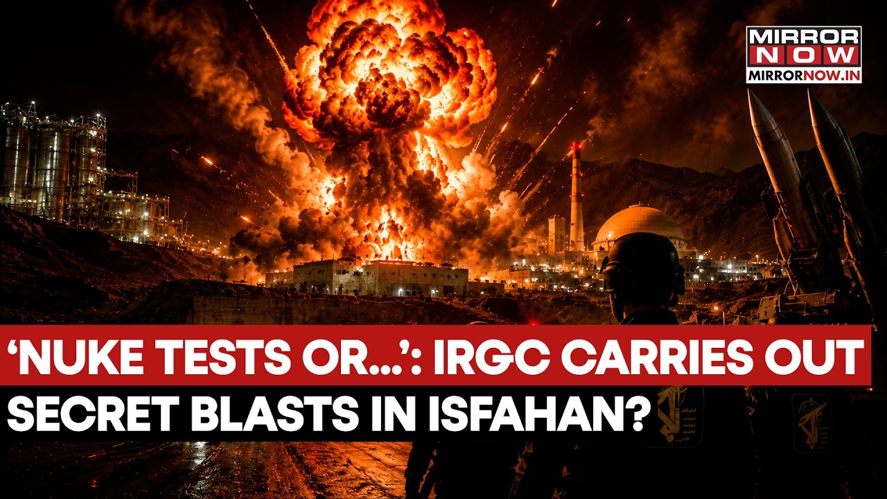 IRGC&rsquo;s Secret Blasts In Isfahan Sparks Concern Globally | Nuclear Tests Or War Fallout? Watch