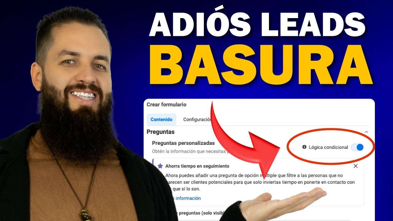 Cómo Filtrar Leads BASURA en Facebook Ads (Tutorial Formulario de Descarte) 🛠️