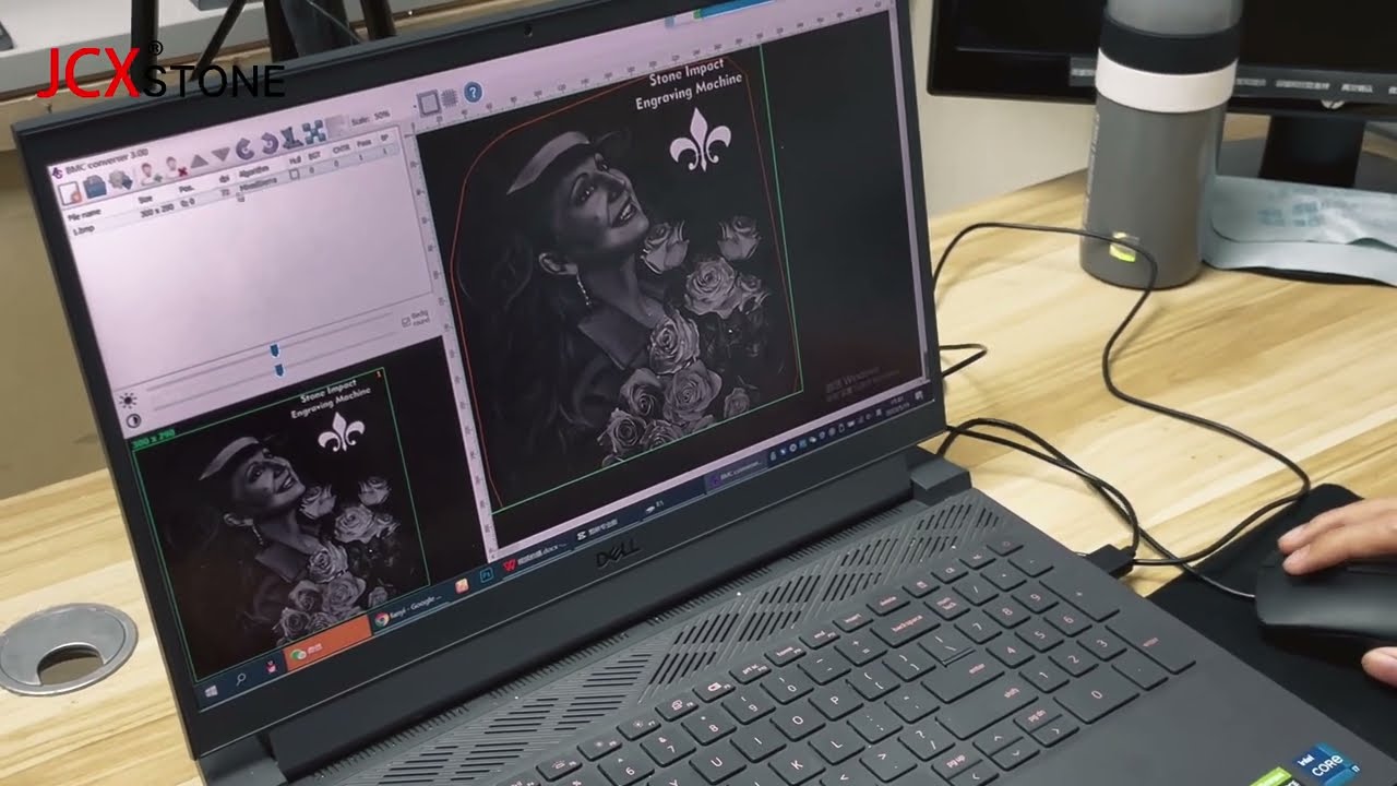 JCXStone impact engraving machine