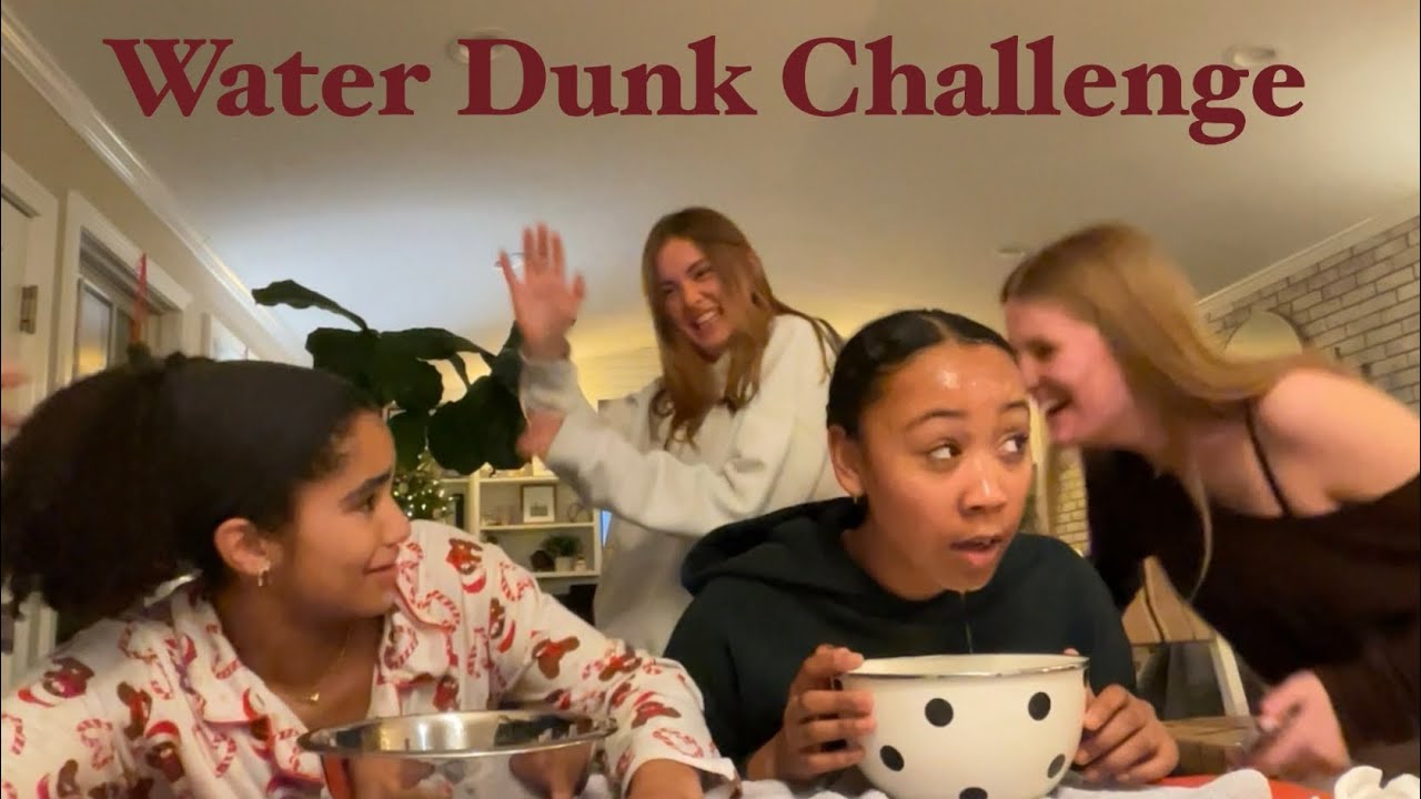 We did the water dunk challenge… 💦❌