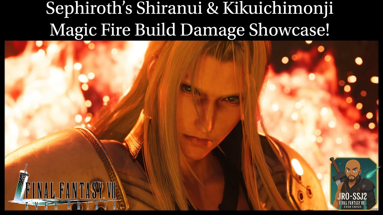 [FF7: Ever Crisis] Sephiroth’s Shiranui & Kikuichimonji OB10 Damage Showcase! 