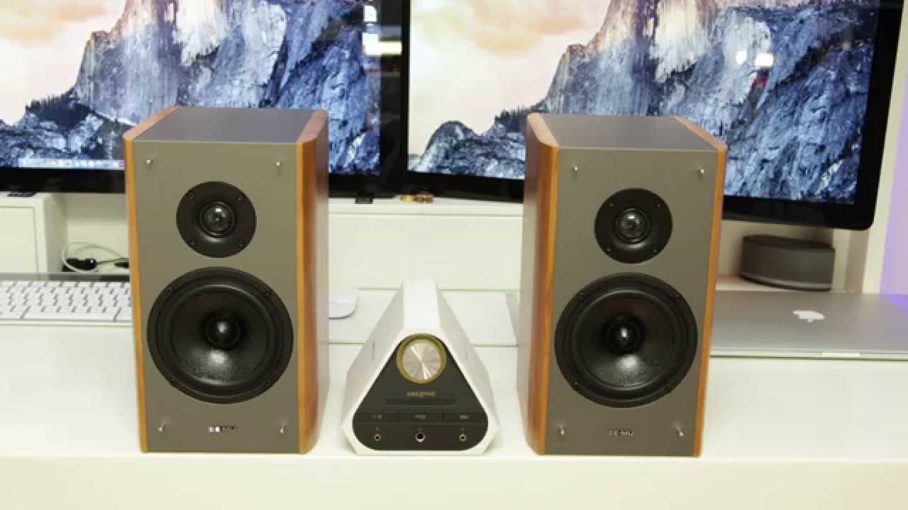 Creative Labs X7 Sound Blaster & XM7 Bookshelf Speakers