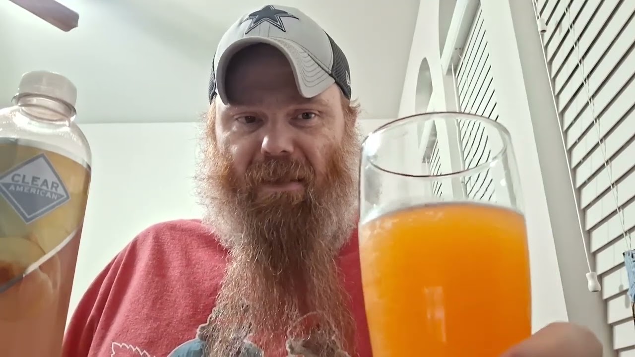 Clear American Peach Nectarine Beverage Review by the Jay A Why Man. 