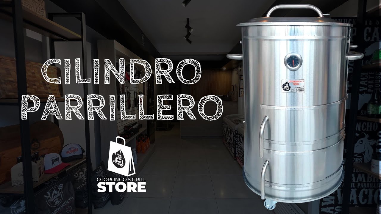 Cilindro Parrillero en Acero Inoxidable 🔥