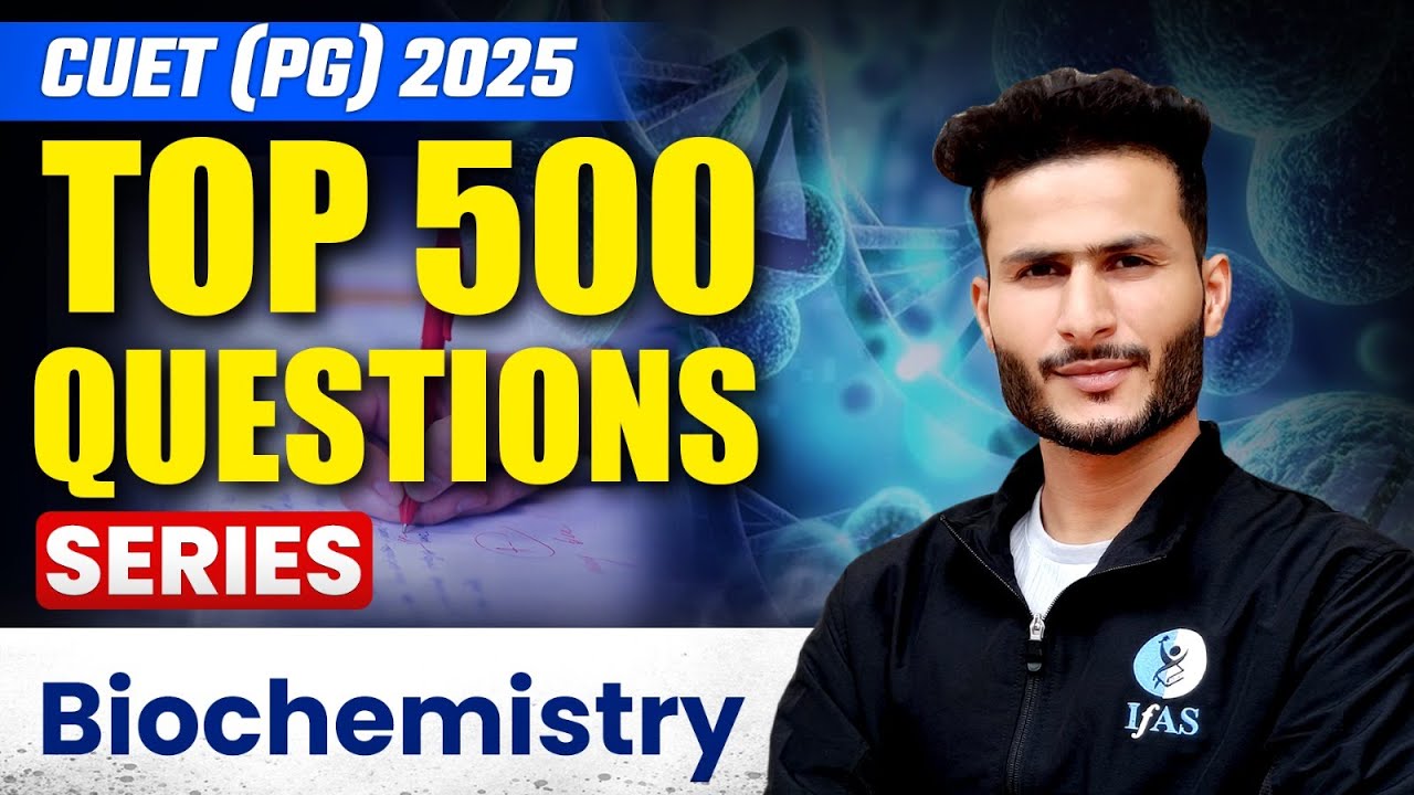 Biochemistry CUET PG 2025: Top Questions You Must Know!