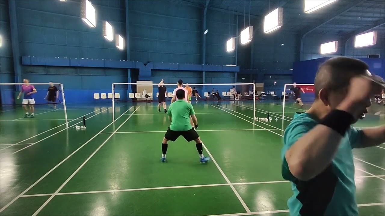 Yes羽球&trade; 2024/2/28 雲傑教練 + Bart教練 vs 小洋教練 + Voyes