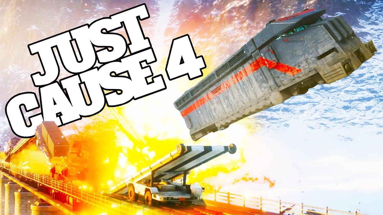 Derailing Trains Using Ramps And Visiting The Moon Room in Just Cause 4!