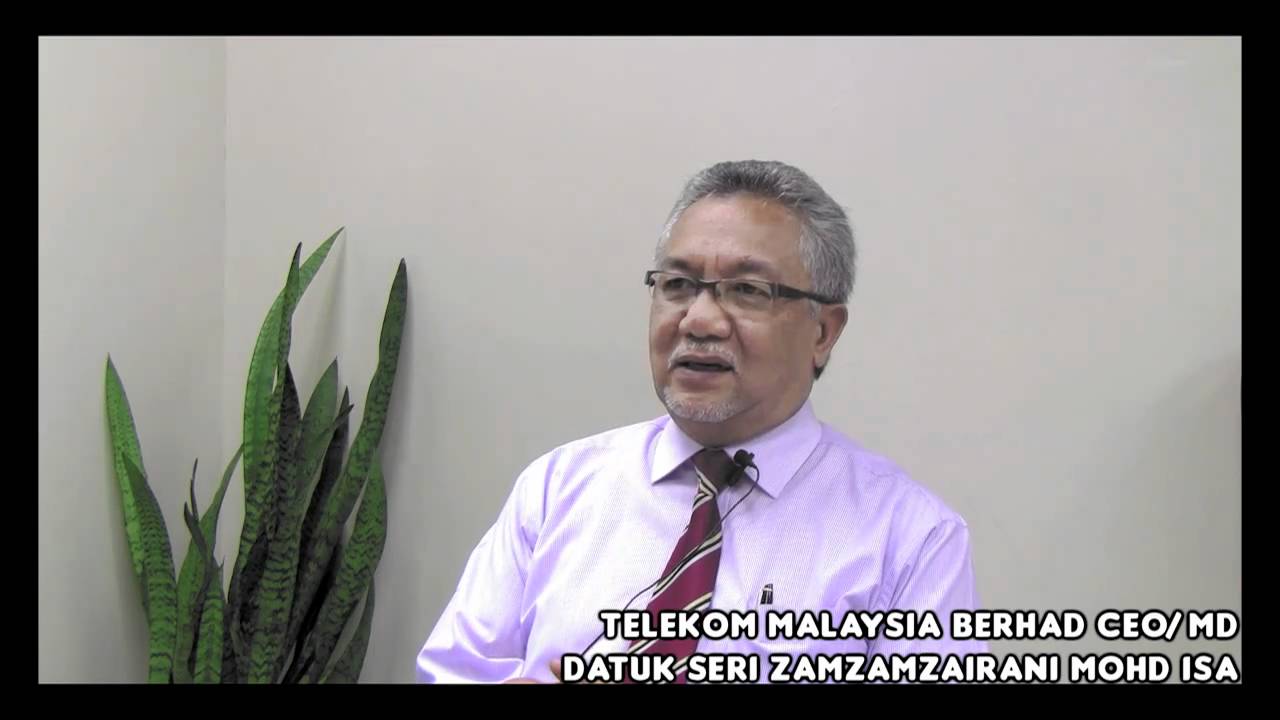 Telekom Malaysia Berhad CEO/MD - Datuk Seri ZamZamZairani Post Interview on BFM