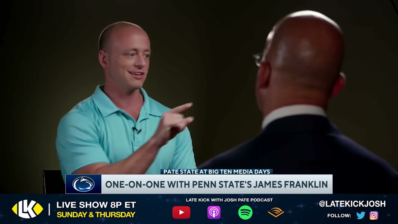 James Franklin Joins Josh Pate - Big Ten Media Days