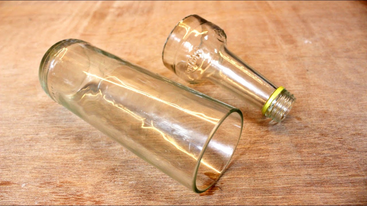 CARA POTONG BOTOL KACA DENGAN RAPI UNTUK USAHA KAFE