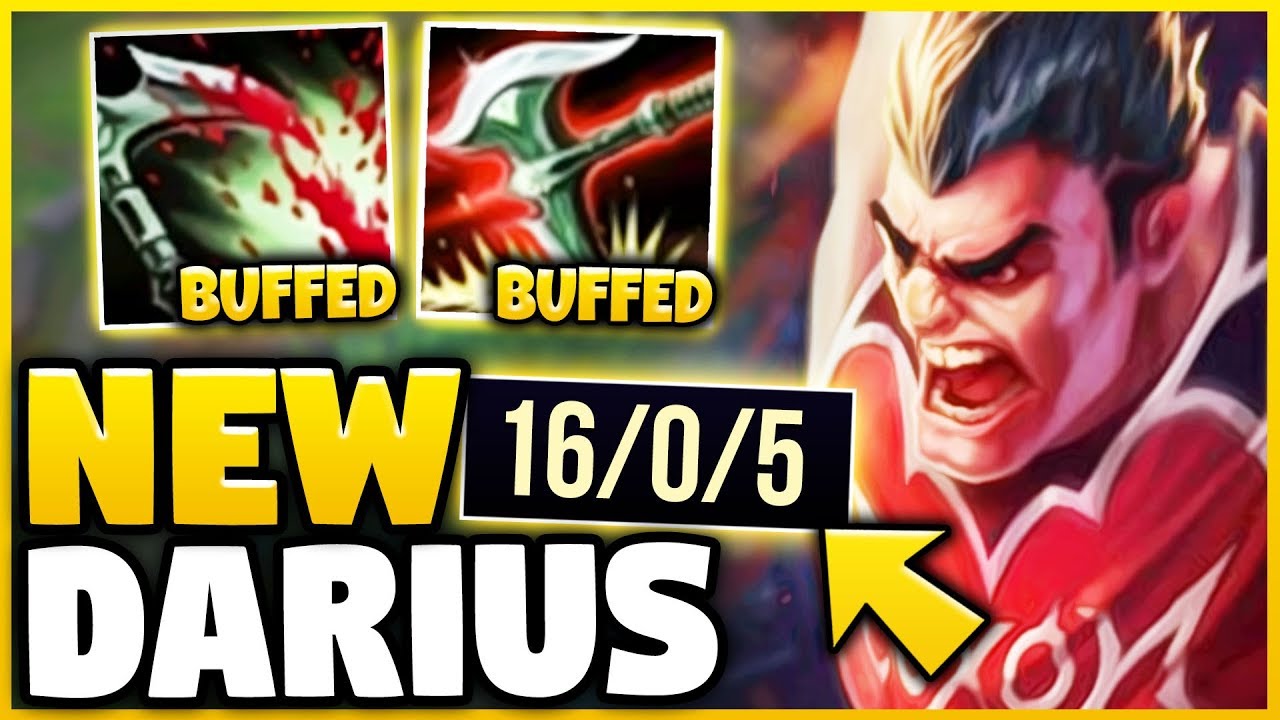 *NEW* BUFFED DARIUS IS 1000% BEYOND BROKEN! THESE BUFFS MAKE HIM 10/10 GOD-TIER! - League of Legends
