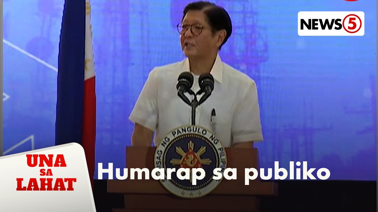 Pres. Bongbong Marcos, muling humarap sa publiko matapos magkasakit | Una Sa Lahat