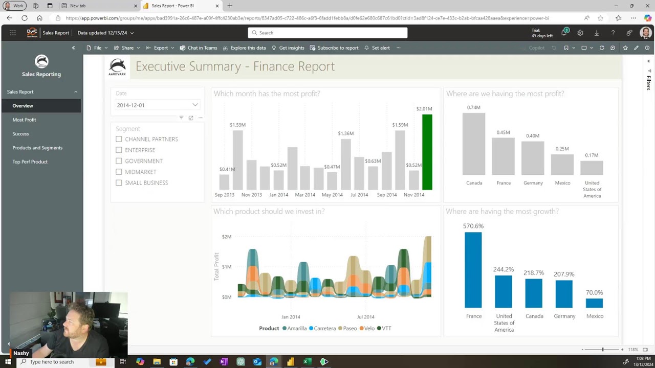 Learn Power BI by creating awesome reports