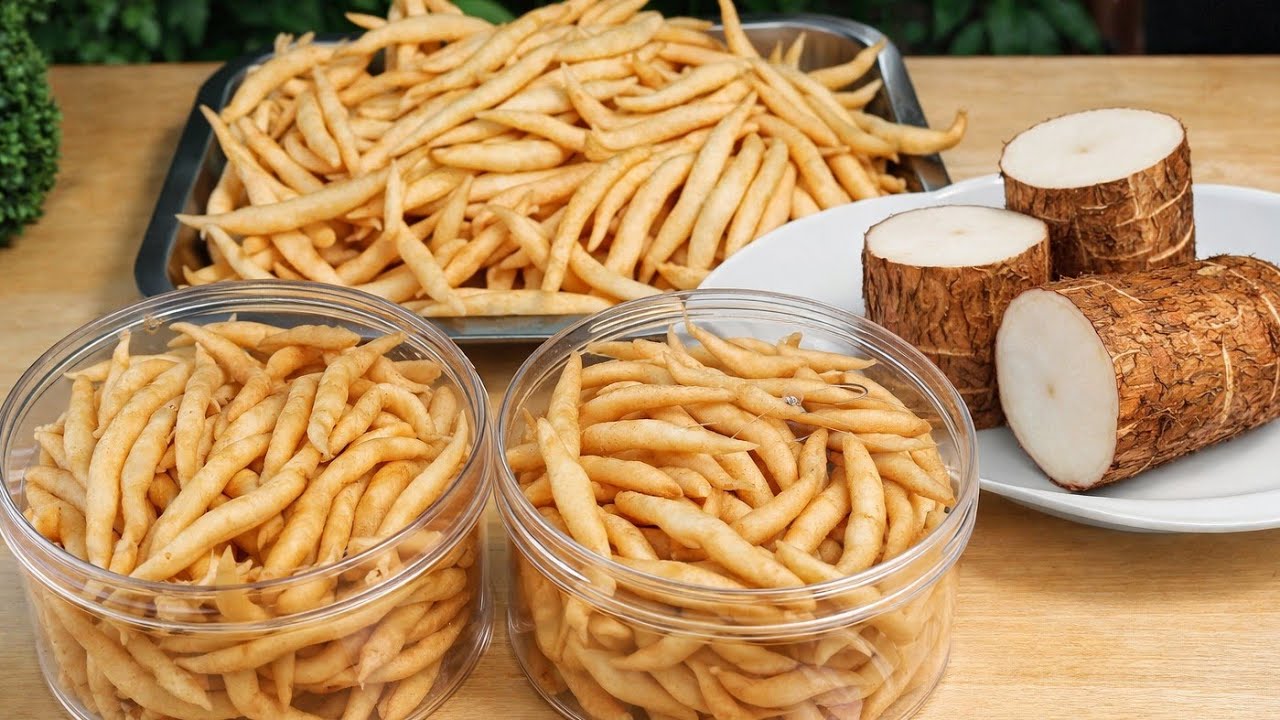CUKUP 1 BUAH SINGKONG JADI 4 TOPLES KUE LEBARAN GURIH RENYAH & SIMPLE