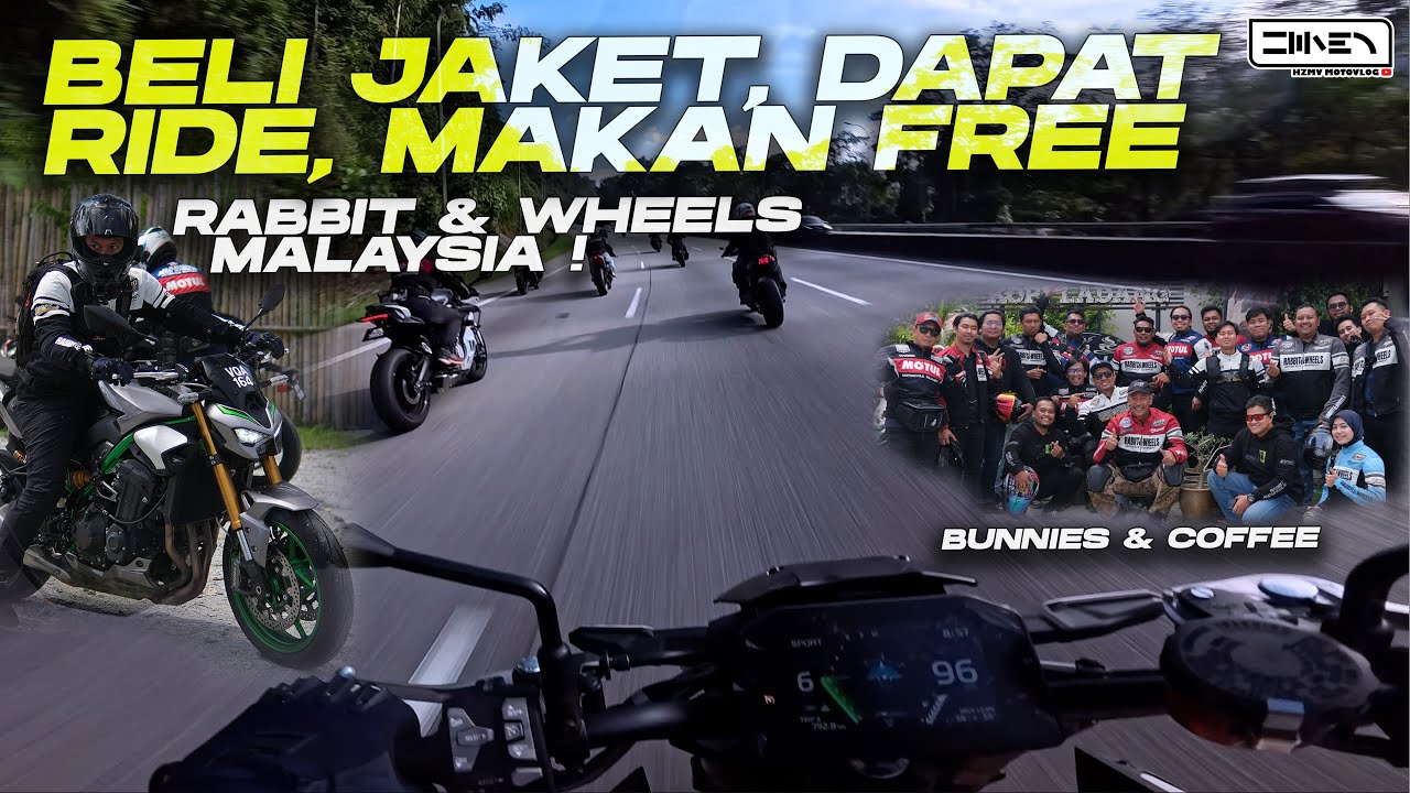SARUNG JACKET RNW TERUS JOIN RIDE! KAWASAKI Z900 SE Malaysia 2025 Rabbit And Wheels Malaysia [4K]