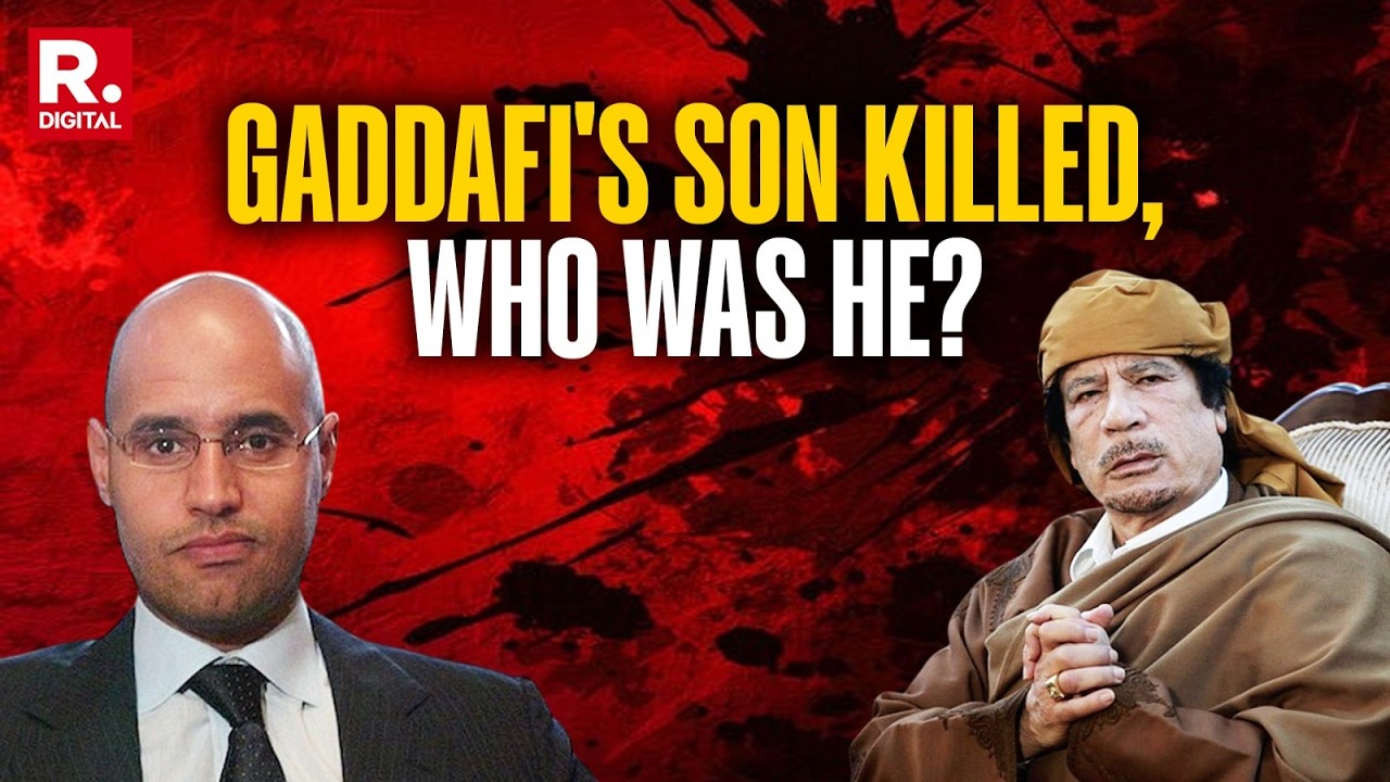 Gaddafi's Son, Seif Al-Islam Gunned Down By 4 Masked Men In His Home | Who Was He? | Libya