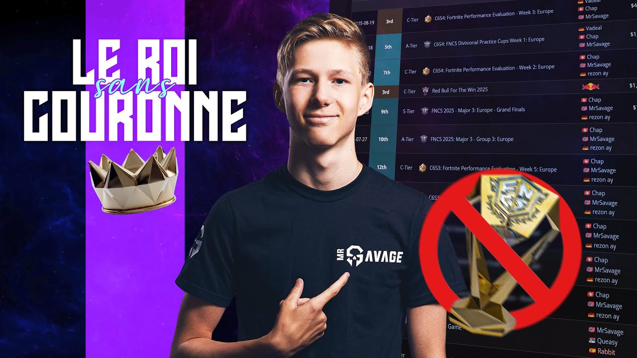 MrSavage le roi sans couronne des FNCS