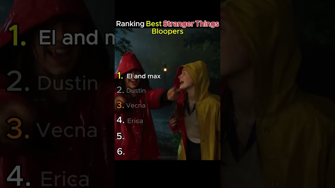 Ranking the best Stranger Things Bloopers (S1-S5)