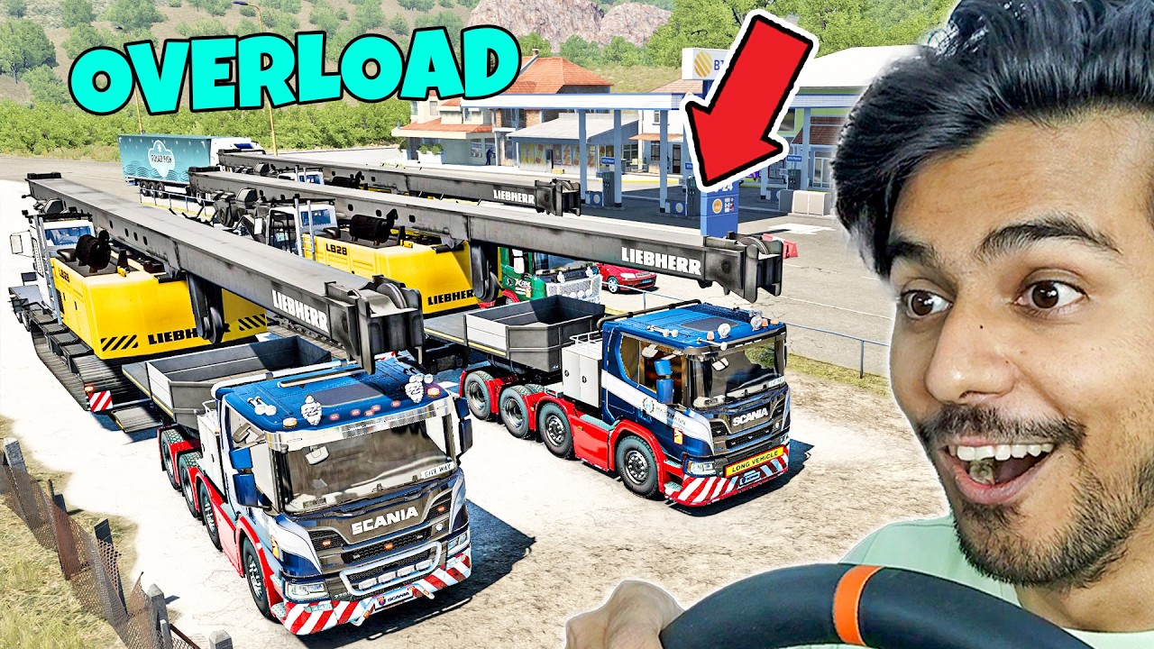 Transporting Heavy Cargo in a Convoy with @TheGamersToys  | Cammus C12