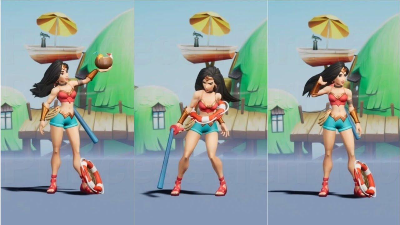 Multiversus Wave Guardian Wonder Woman Gameplay
