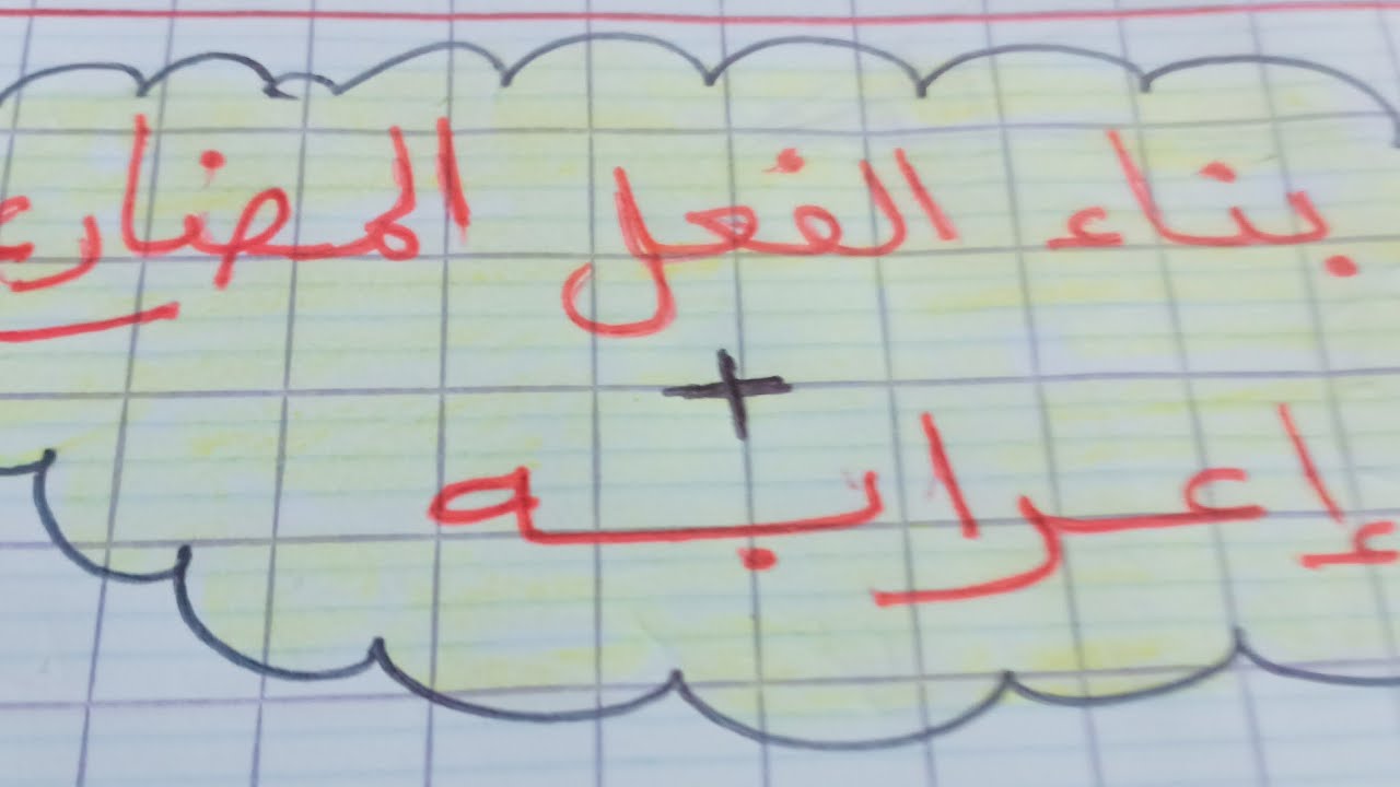 بناء الفعل المضارع.  +    اعربه
