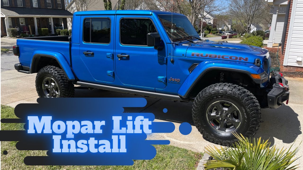 Установка подъемника Jeep Gladiator Mopar