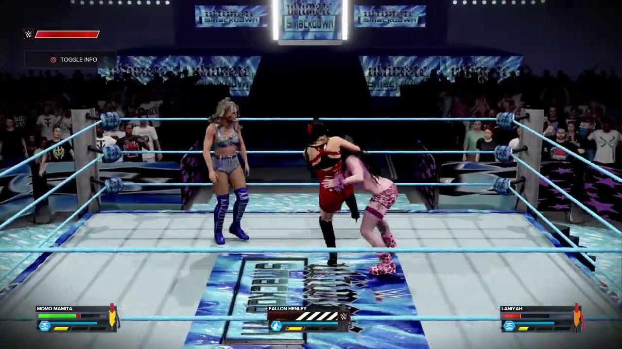 WWE 2K24 ULTIMATE SMACKDOWN| Momo Mamita vs Laniyah | Special guest referee match|