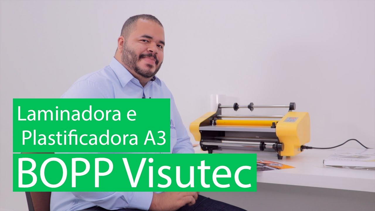 Visutec | Laminadora A3 BOPP | Conheça a laminadora e plastificadora A3 BOPP