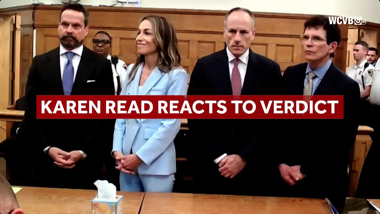 WATCH: Karen Read reacts to verdict in her murder retrial