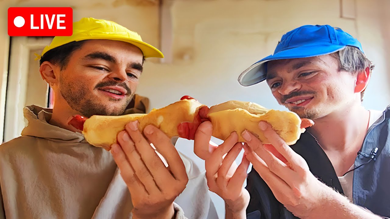 HOTDOG EATING CONTEST WITH CRAWFORD!!!