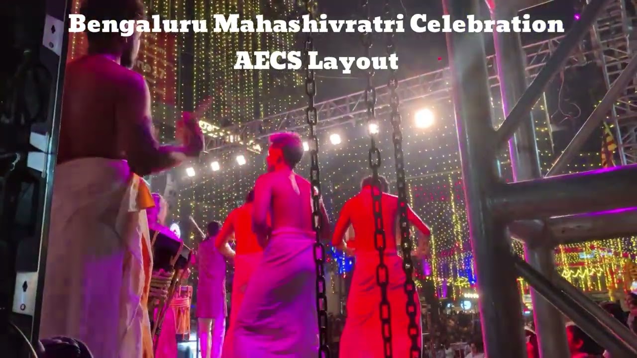 Mahashivratri celebration at AECS Layout.