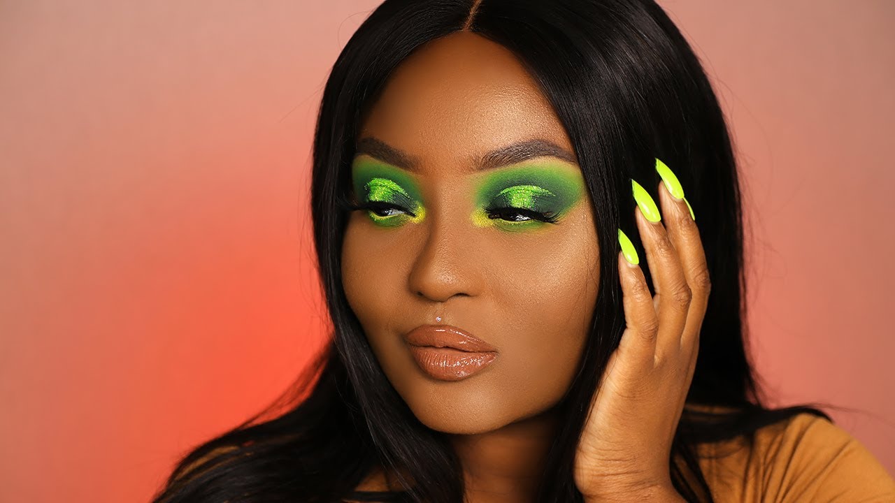 Yall ain’t slime enuff 🐍 Makeup Look