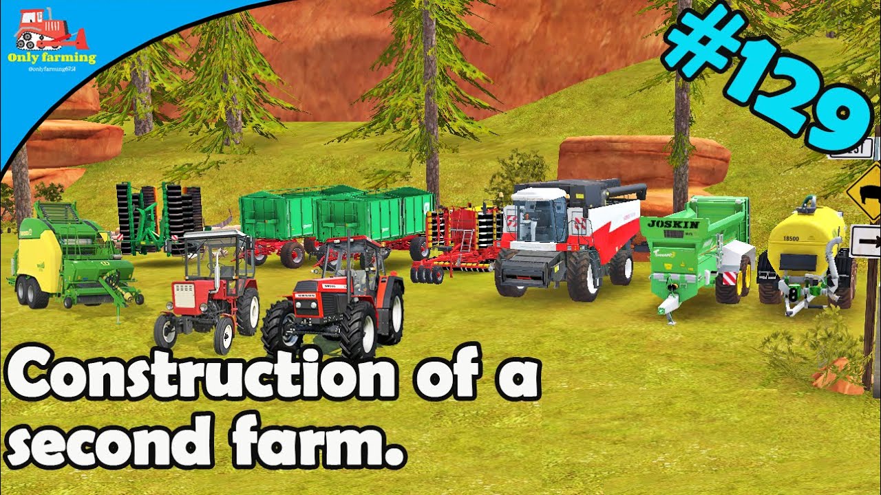 FS 18. Timelapse # 129. Revolution. Construction of a second farm.