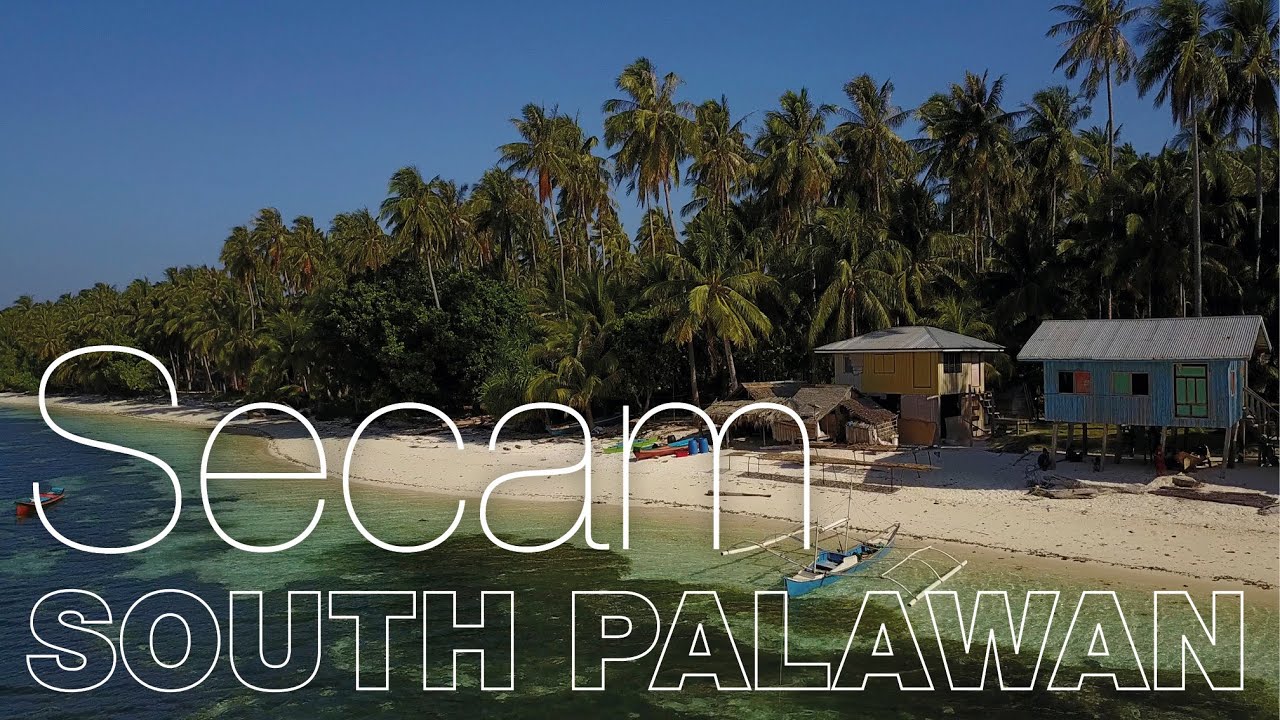 SECAM ISLAND by drone - PALAWAN, Philippines