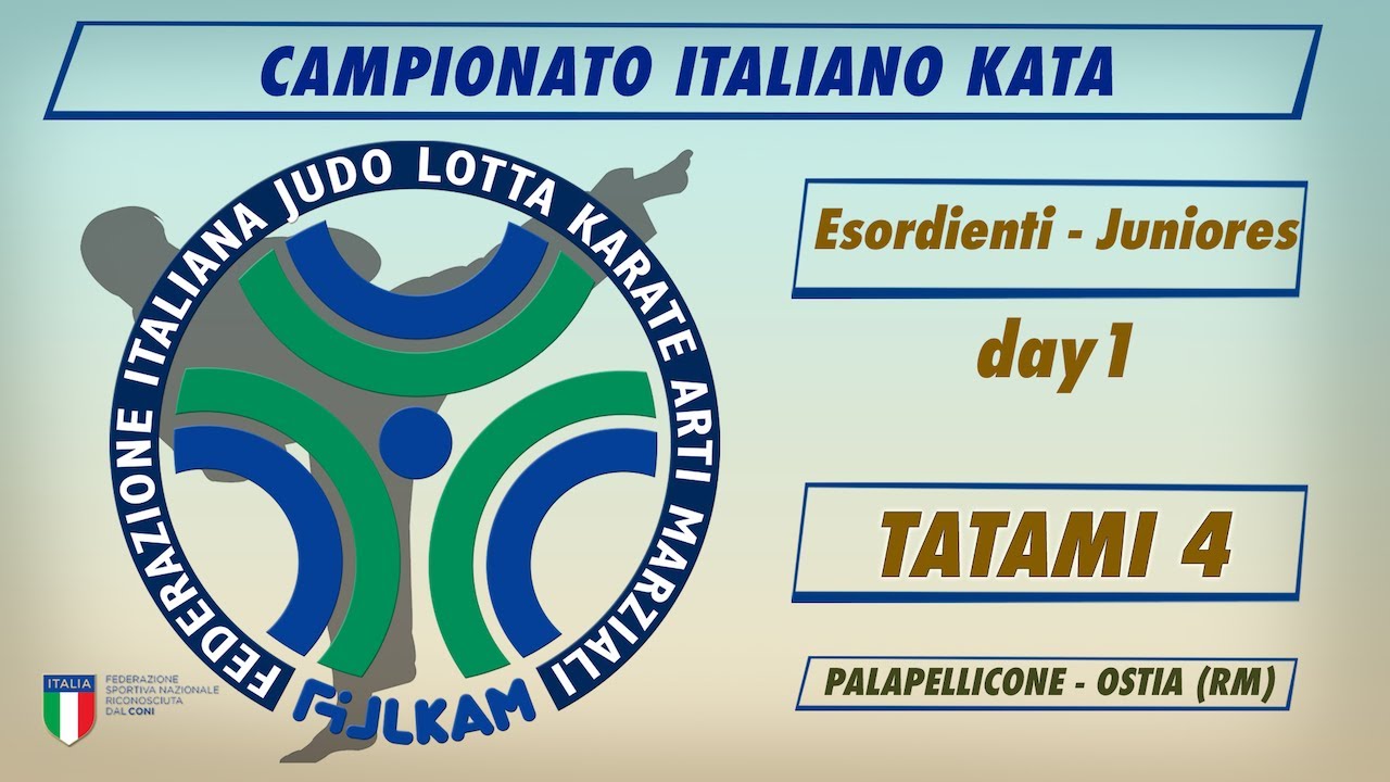 Campionato Italiano Kata 2021 - Esordienti/Juniores - Tatami4