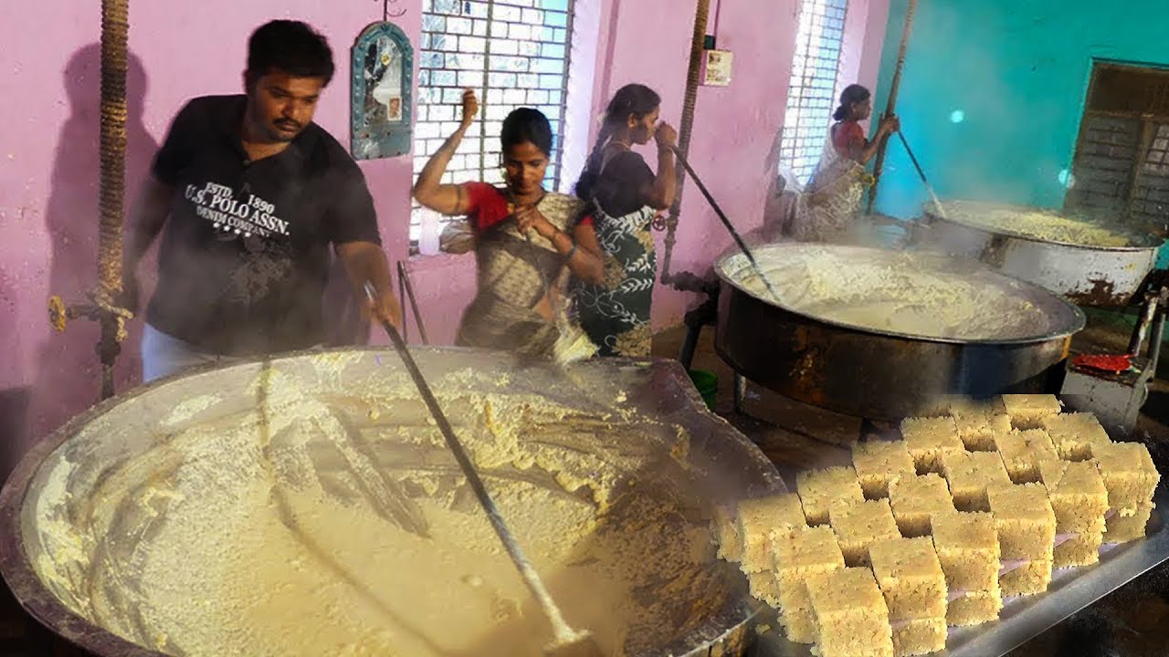 Factory Making Of Milk Kova | Milk Kova Sweet Making In Factory Full Process | KIK TV Network