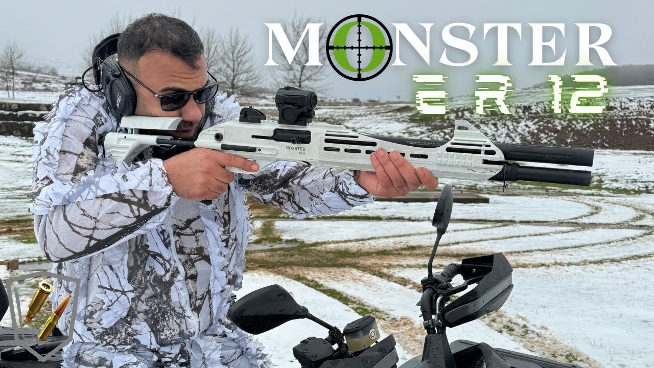 Monster ARMS ER12 Canuck Engage 12gauge Taktikal Yarı Otomatik Yivsiz  Defans T&uuml;feği !