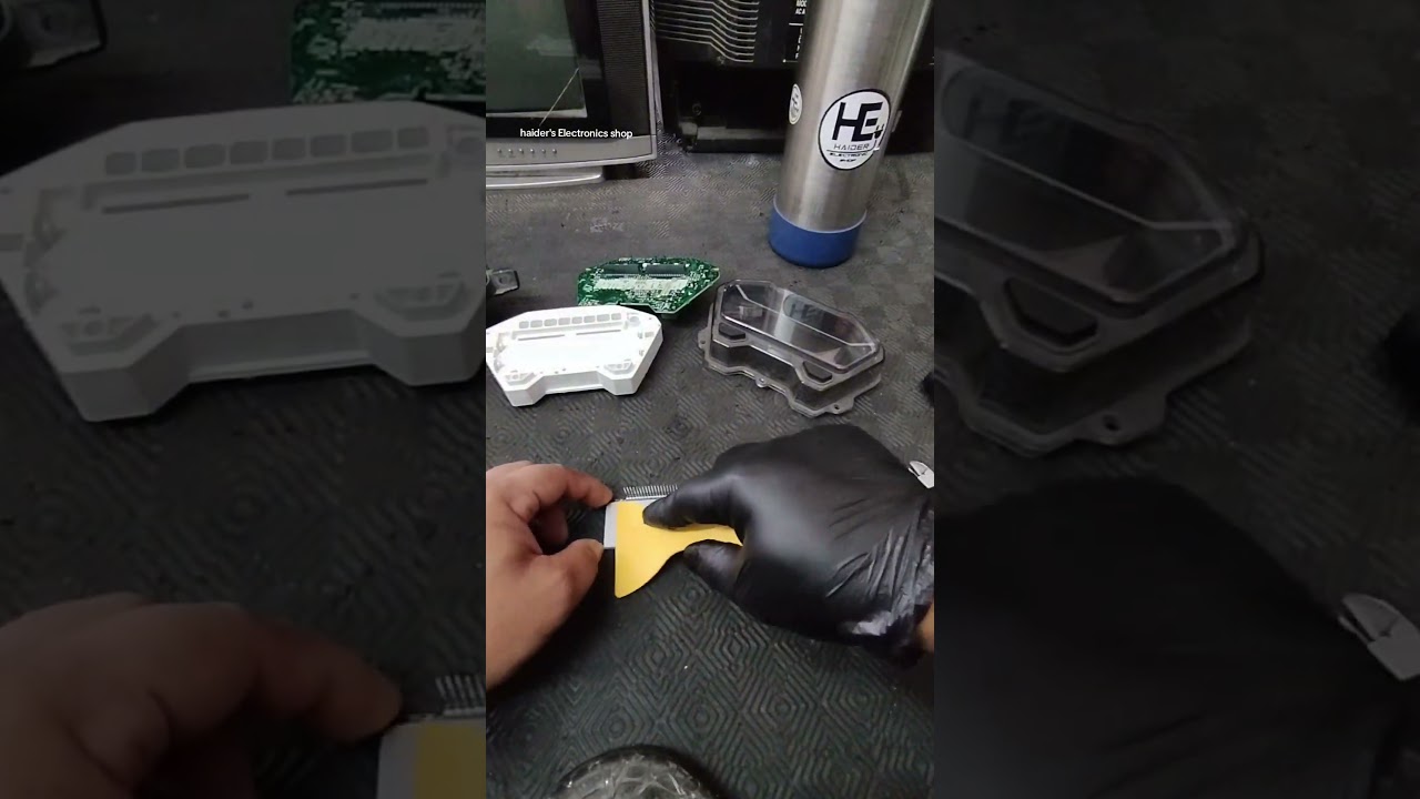 how to replace polariser film honda click Digital speedometer