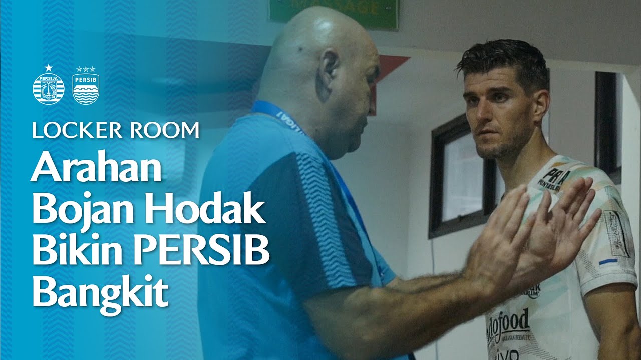 Intip Arahan Bojan di Ruang Ganti Saat PERSIB Tertinggal di Babak Pertama | Locker Room vs Persija