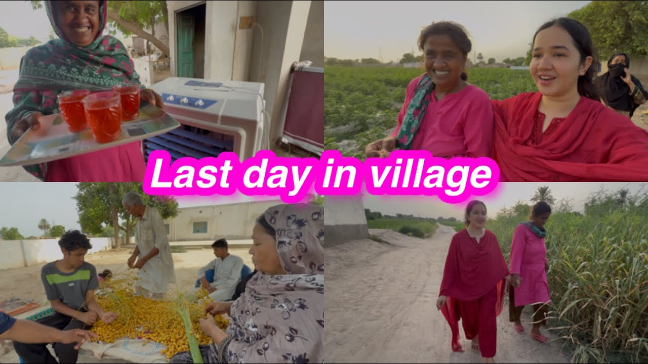 Kousar k ghar gai last day In village | Sitara yaseen vlog