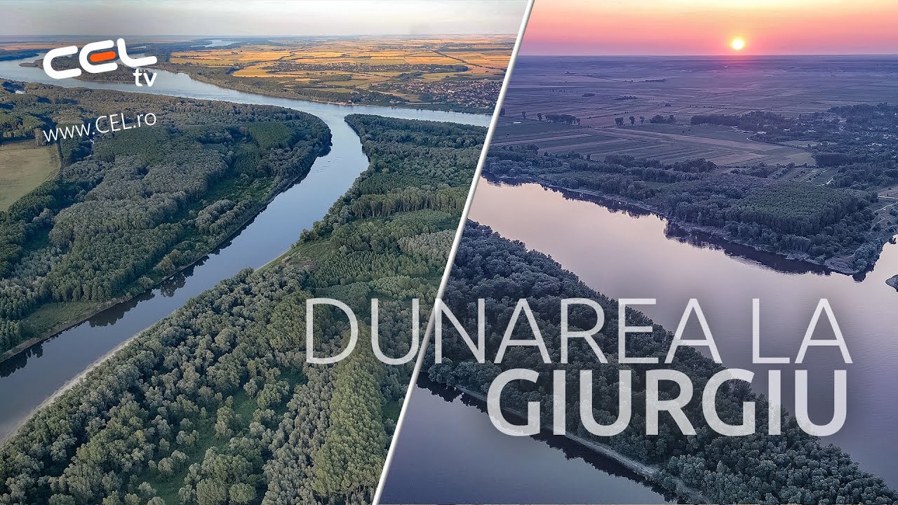 Dunarea la Giurgiu - Gostinu - Romania drona 4K CEL.ro