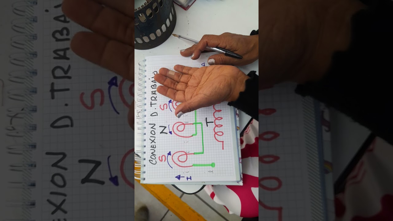 Conexion del devanado de trabajo del motor monofasico de fase dividida